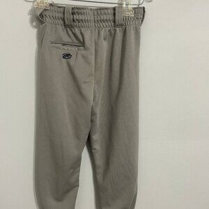 Rawlings Size Youth Large Gray (Grey) Baseball / Softball Pants Elastic Waistbnd